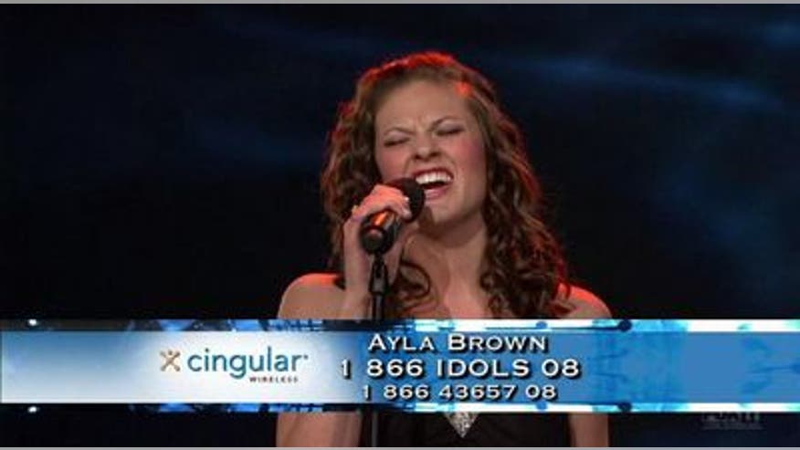 Ayla Singing on Idol